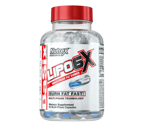 Жиросжигатель Nutrex Lipo-6X (60 капс)