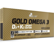 Рыбий жир, Д3, К2 Olimp Omega-3 D3+K2 (60 капс)