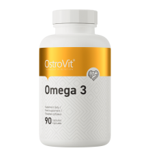 Омега 3, рыбий жир OstroVit Omega 3 (90 капс)