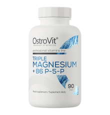Магний OstroVit Triple Magnesium + B6 P-5-P (90 капс)