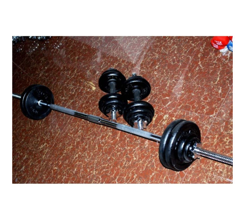 Набор гантелей со штангой 50кг 50KG