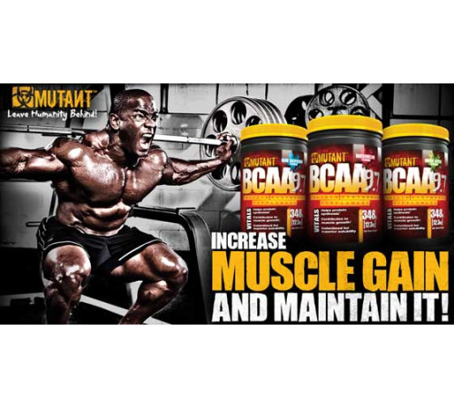 Аминокислоты BCAA 9,7 от Mutant