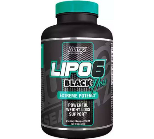 Жиросжигатель Nutrex Lipo 6 Black Hers (120 капс)