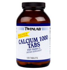 Кальций с витамином Д Twinlab Calcium 1000 with Vitamin D