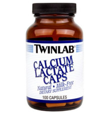Кальций Twinlab Calcium Lactate Caps