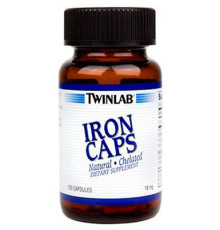 Железо в таблетках Twinlab Iron Caps