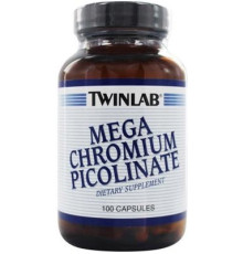 Пиколинат хрома Twinlab Mega Chromium Picolinate