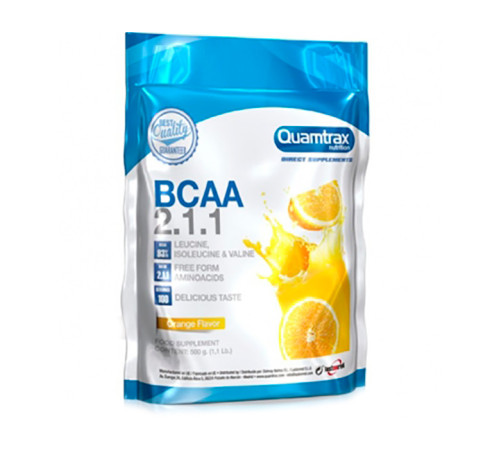Аминокислоты Quamtrax Nutrition BCAA 2:1:1 (500 гр)
