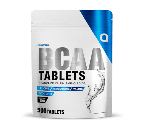 Аминокислоты Quamtrax Nutrition BCAA 1000 (500 таб)