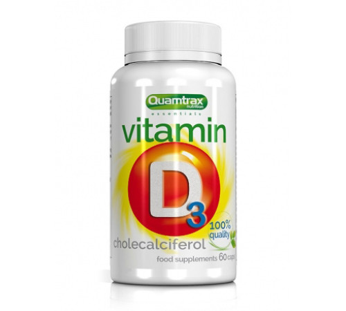 Витамин Д3 Quamtrax Vitamin D3 1,000 IU (60 капс)