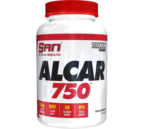 Ацетил л-картинин SAN ALCAR 750 (100 таб)
