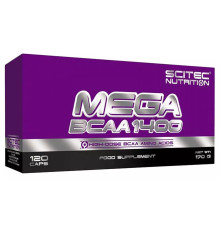 Аминокислоты Scitec Nutrition Mega BCAA 1400 (120 капс)