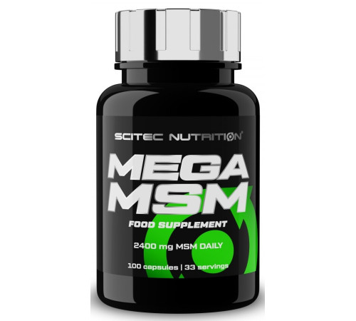 Метилсульфонилметан Scitec Nutrition Mega MSM (100 капс)