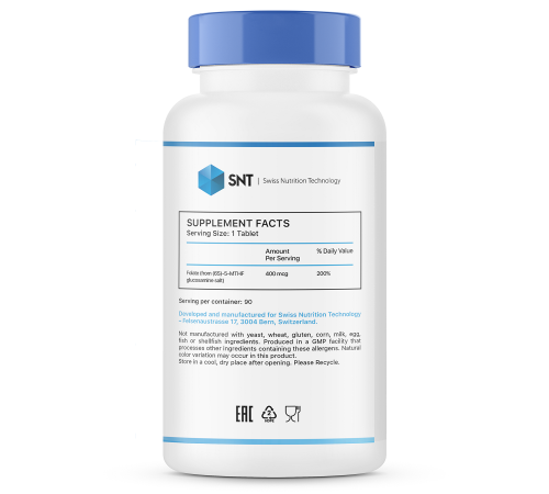 Фолиевая кислота SNT Methyl Folate (60 таб)