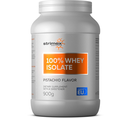 Протеин изолят Strimex 100% Whey Isolate (900 гр)