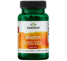 Биотин Swanson Biotin 5000 (100 капс)