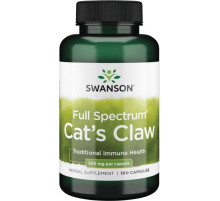 Кошачий коготь Swanson Cat's Claw (100 капс)