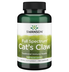 Кошачий коготь Swanson Cat's Claw (100 капс)