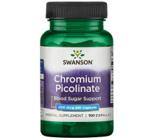 Пиколинат хрома Swanson Chromium Picolinate (100 капс)