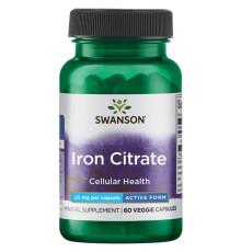 Железо Swanson Iron Citrate (60 капс)