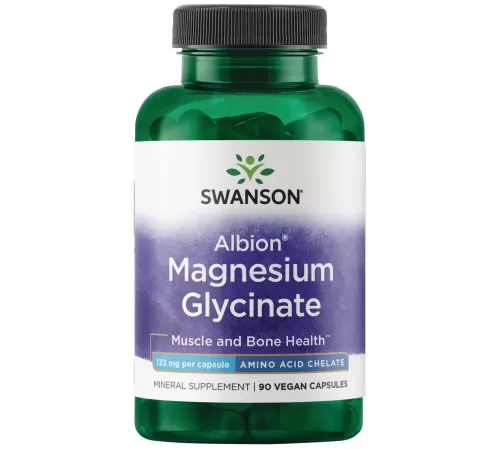 Магний глицинат Swanson Albion Magnesium Glycinate (90 капс)
