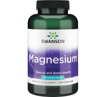 Магний Swanson Magnesium 200 mg (250 капс)
