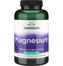 Магний Swanson Magnesium 200 mg (250 капс)
