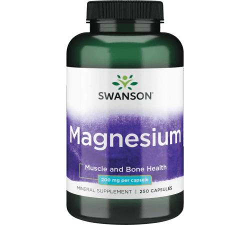 Магний Swanson Magnesium 200 mg (250 капс)