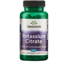 Калий цитрат Swanson Potassium Citrate (120 капс)