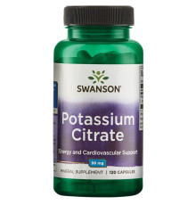 Калий цитрат Swanson Potassium Citrate (120 капс)