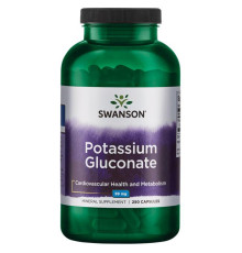 Калий Swanson Potassium Gluconate (100 капс)