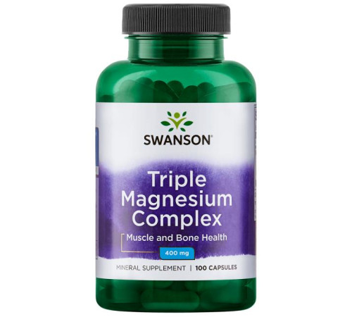 Магний Swanson Triple Magnesium Complex 400 mg