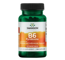 Витамин Б-6 Swanson Vitamin B-6 (100 капс)