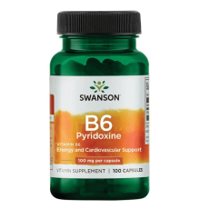 Витамин Б-6 Swanson Vitamin B-6 (100 капс)