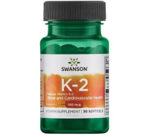 Витамин К2 Swanson Vitamin K2 (30 капс)