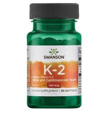 Витамин К2 Swanson Vitamin K2 (30 капс)
