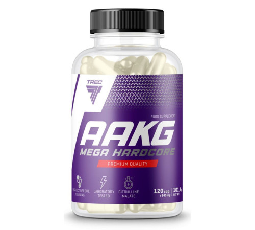 Аргинин Trec Nutrition AAKG Mega Hardcore (120 капс)