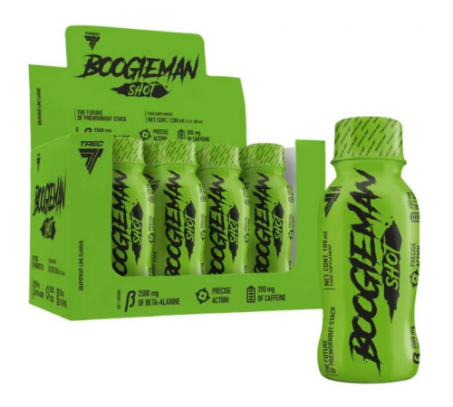 Предтренировочный комплекс Trec Nutrition Boogieman Shot (100 мл) - Грейпфрут-лайм