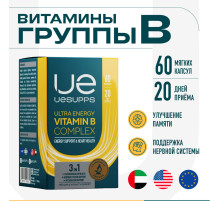 Витамины группы Б UESUPPS B Complex, 60 капсул