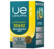Витамин Д3 и К2 UESUPPS  Vitamin D3 + K2 (30 капс)