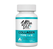 Коллаген UltraVit Collagen Type I & III (120 капс)