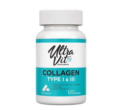 Коллаген UltraVit Collagen Type I & III (120 капс)