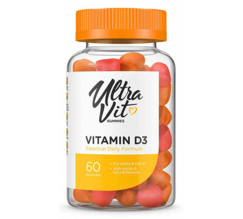 Витамин Д3 UltraVit Gummies Vitamin D3 (60 таб)