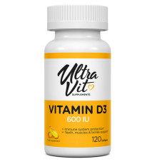 Витамин Д3 UltraVit Vitamin D3 600 (120 капс)