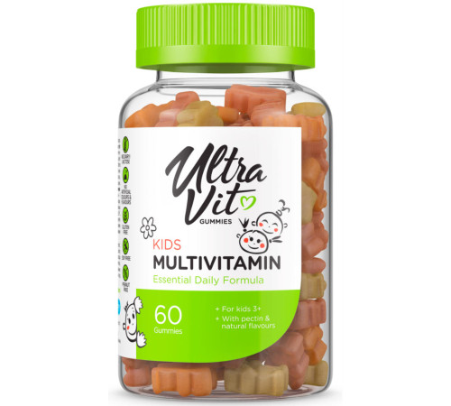 Витамины для детейUltraVit Gummies Kids Multivitamin (60 таб)