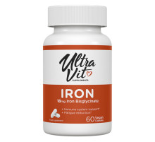Железо бисглицинат UltraVit Iron (60 капс)