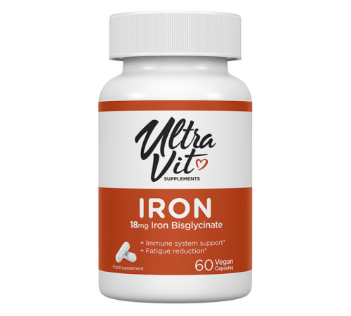 Железо бисглицинат UltraVit Iron (60 капс)