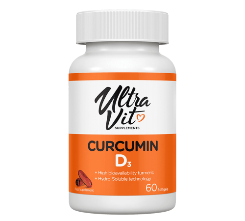 Куркумин UltraVit Curcumin D3 (60 капс)