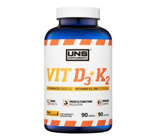 Витамин Д3 и К2 UNS Vit D3 + K2
