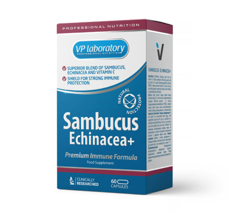Эхинацея VPlab Sambucus Echinacea+ (60 капс)